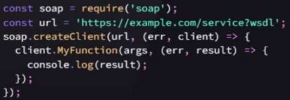 SOAP API JS Sample