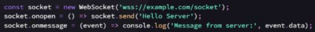 WebSocket API JS Sample